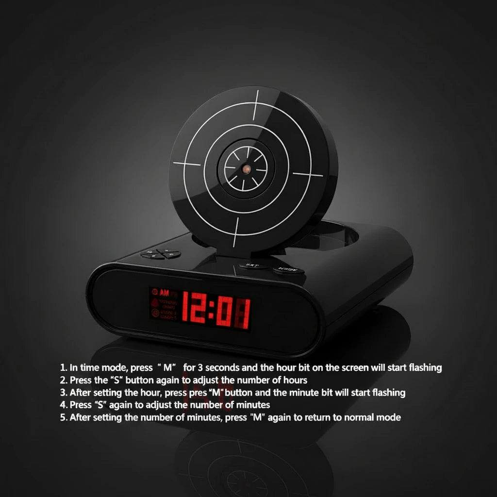Wake N' Shoot Alarm Clock